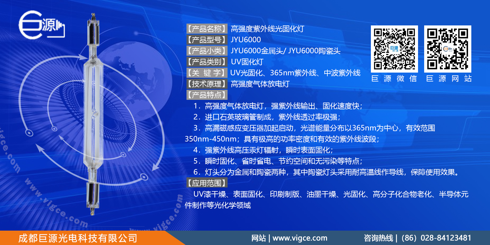 巨源-高強(qiáng)度紫外線光固化燈-JYU-說明書